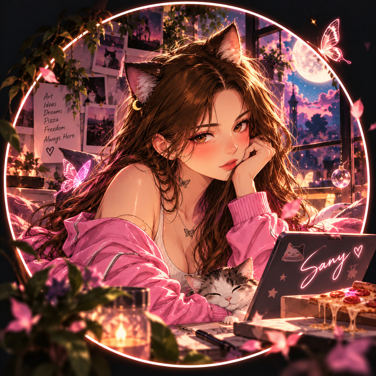 SamyCath digital avatar crest
